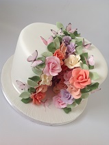 birthday cake Sugar roses garden